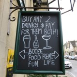 Love this sign in Burford!