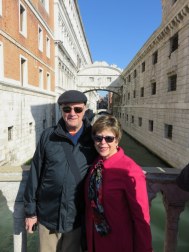 Bridge of Sighs as a background. Not bad.