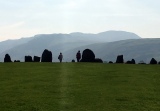 Ric and I in the stone circle. Not as dramatic as Stonehenge but older.