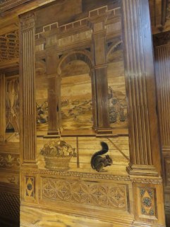 Palazzo Ducale door detail. There are amazing original doors like this throughout. I like the squirrel.